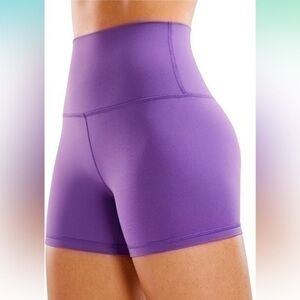 NWT- CRZ YOGA Womens Butterluxe Biker Shorts High Waisted Yoga Spandex